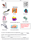 Oral Health Behavior Goals Picture Sheet